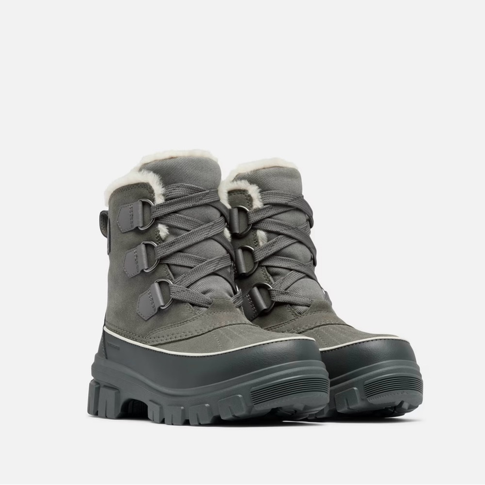 NEW IN BOX - SOREL Women's Tivoli V Waterproof Boot - Quarry, Grill - 9 - Picture 3 of 4